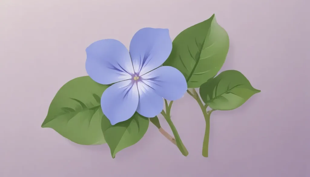 bigleaf periwinkle vinca major profile b55ec21a