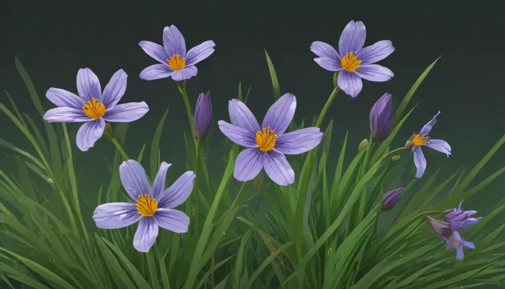 blue eyed grass plant profile 9949f857