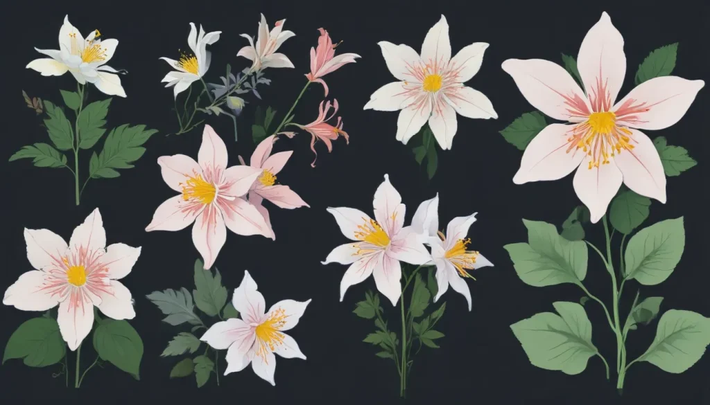 botany of columbine flowers b8075f05