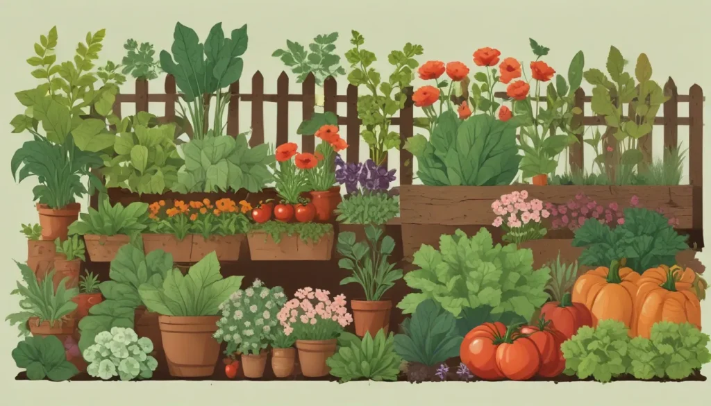 flowers for the vegetable garden ad4a34ec