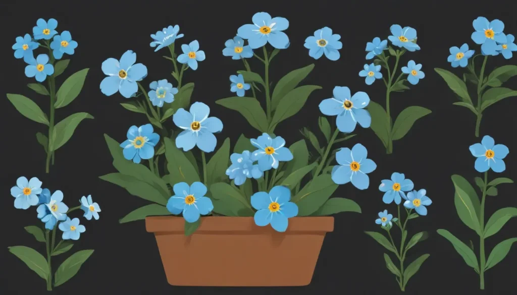 forget me not plant profile 27184371