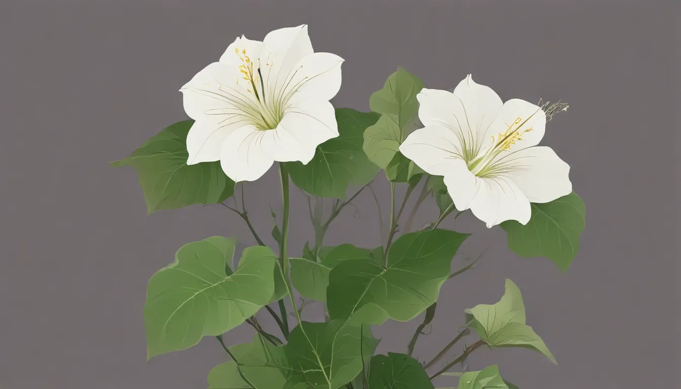 growing moon flower in containers d7402871