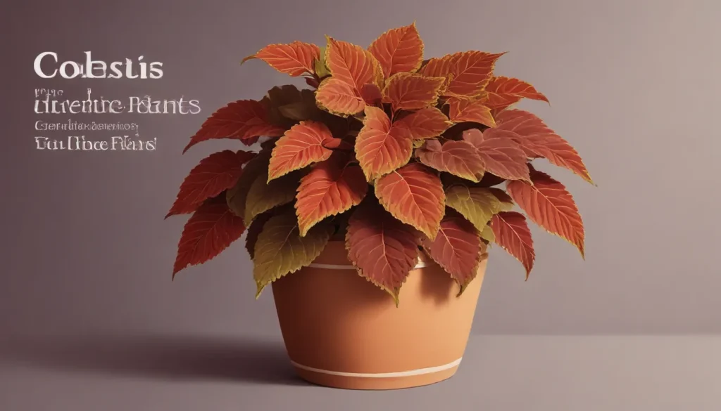 how to grow coleus plants 8073556d