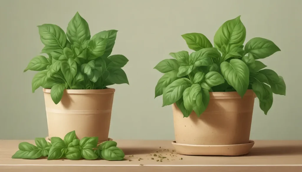 how to harvest basil f6d056e3