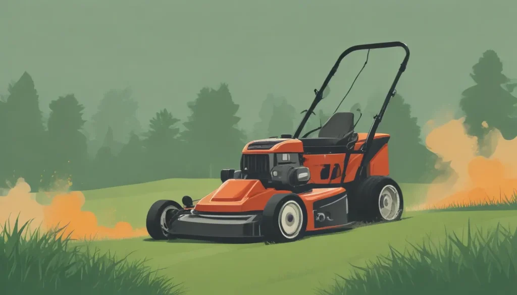 lawn mower smoking 4c2ea727