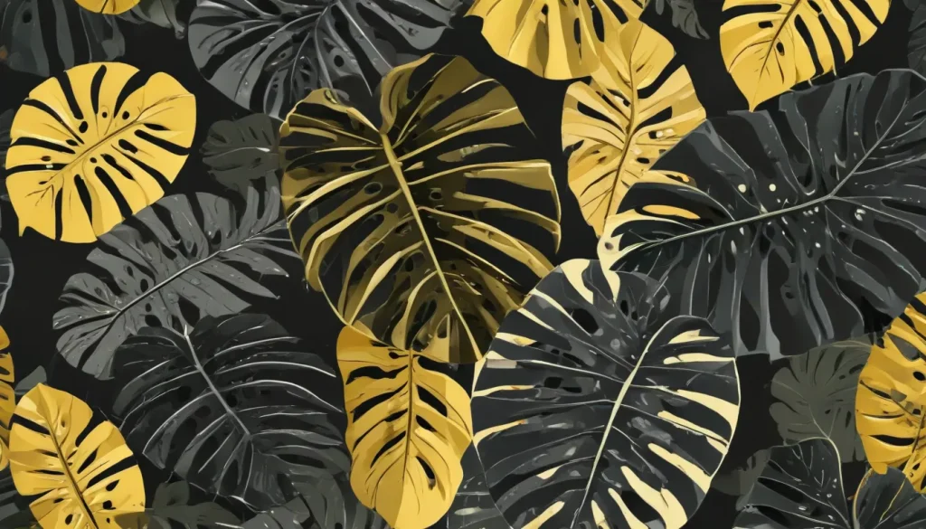 monstera leaves turning yellow 27a2cebd