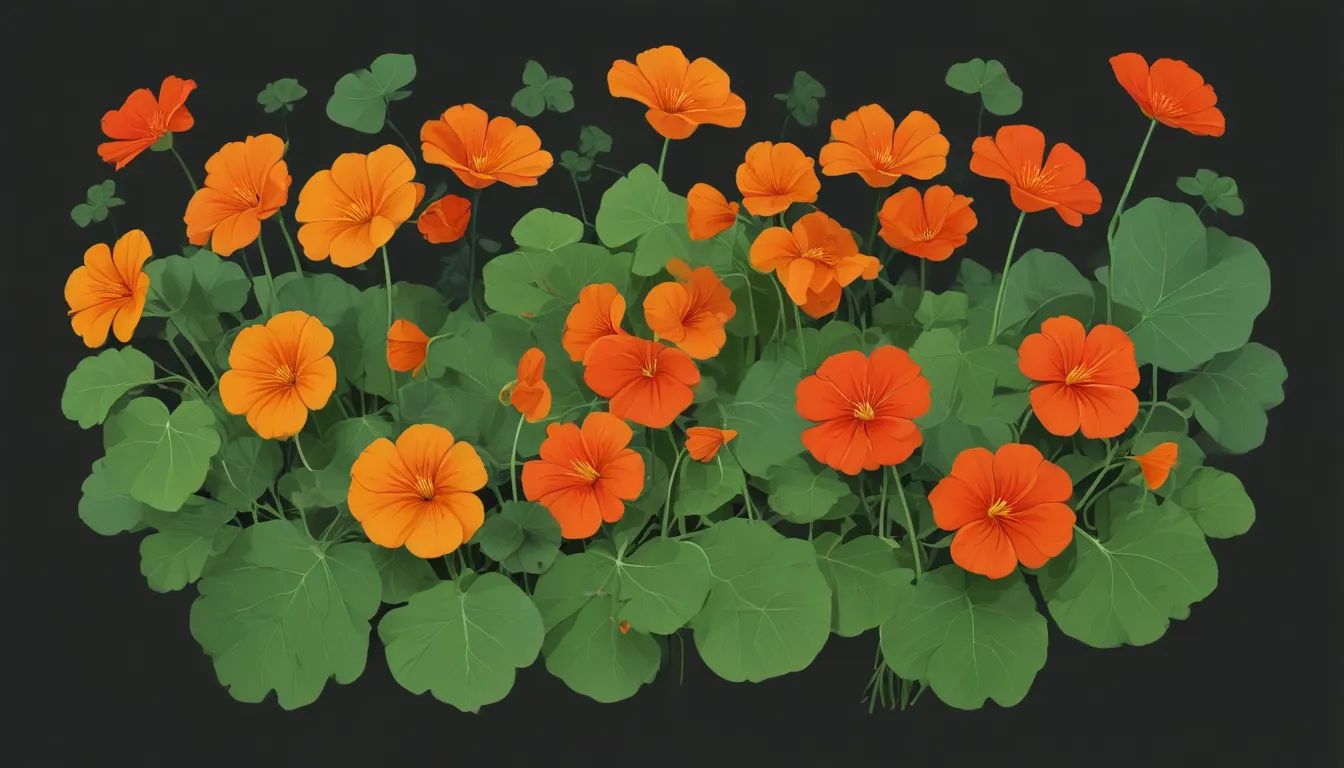 nasturtiums cool season flowers 7f350eec