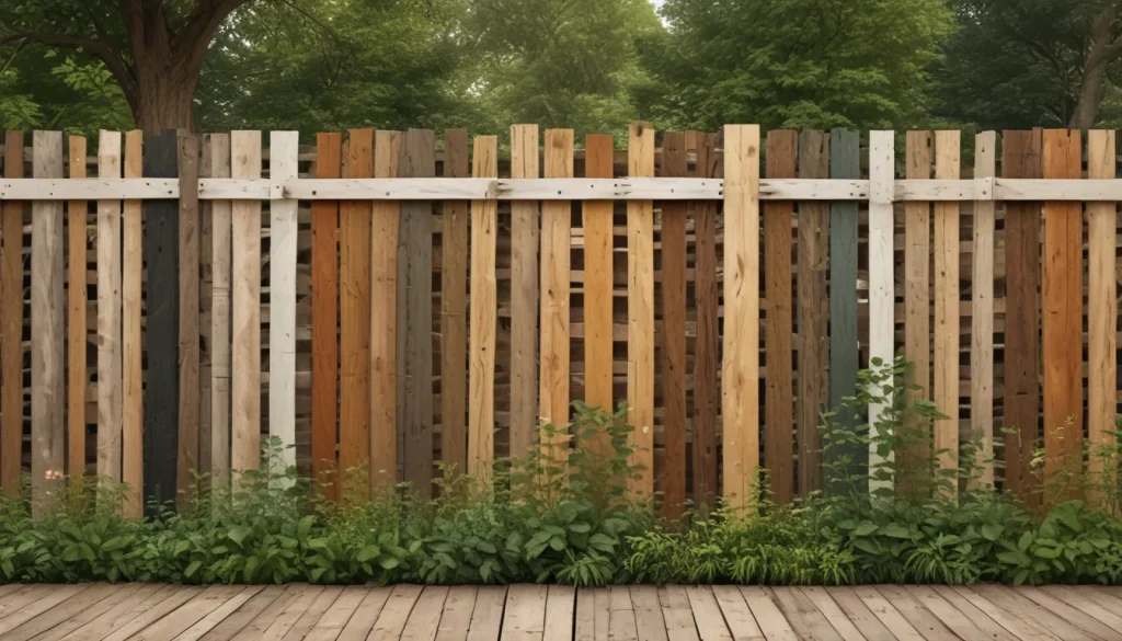 pallet fence ideas e5dd4288