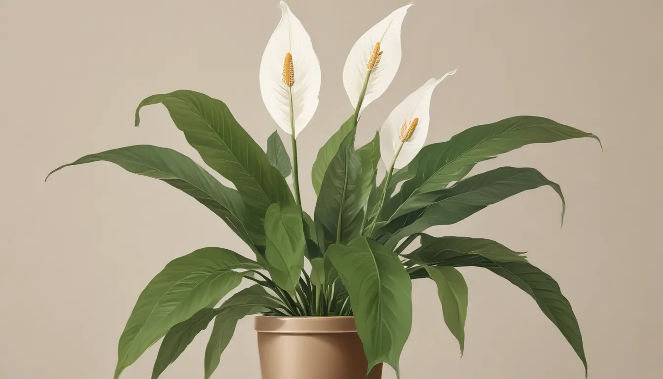 peace lily leaves turning brown 87915831