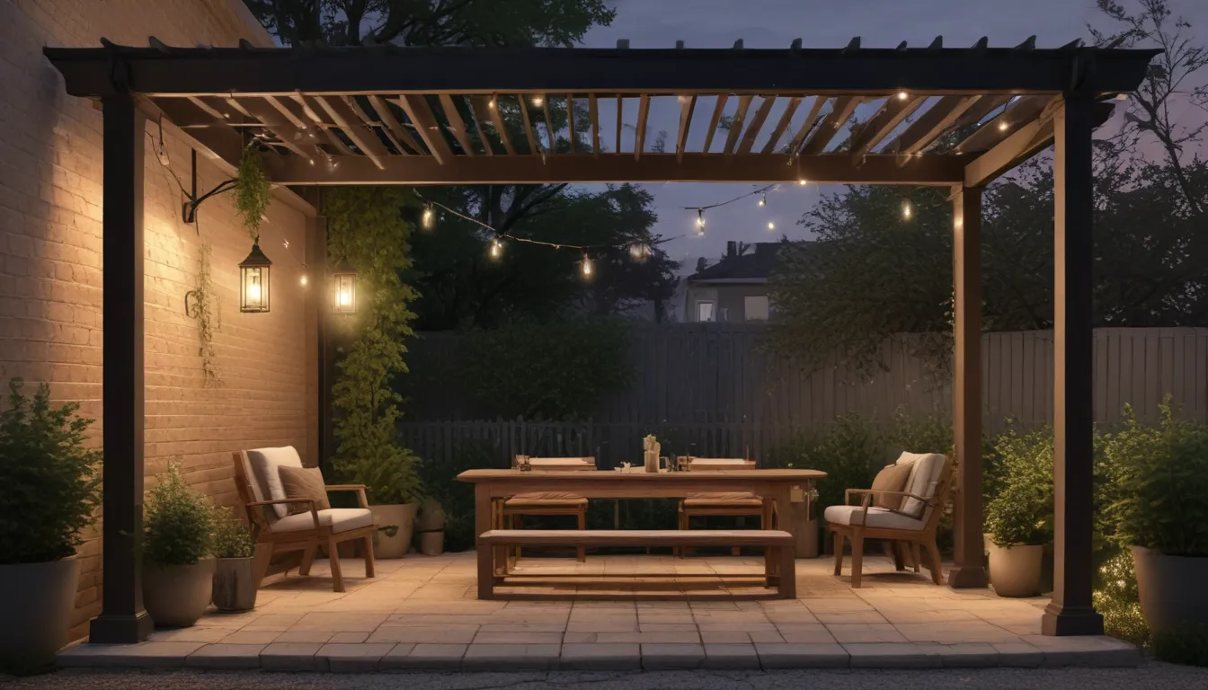 pergola lighting ideas 43c8ab0b