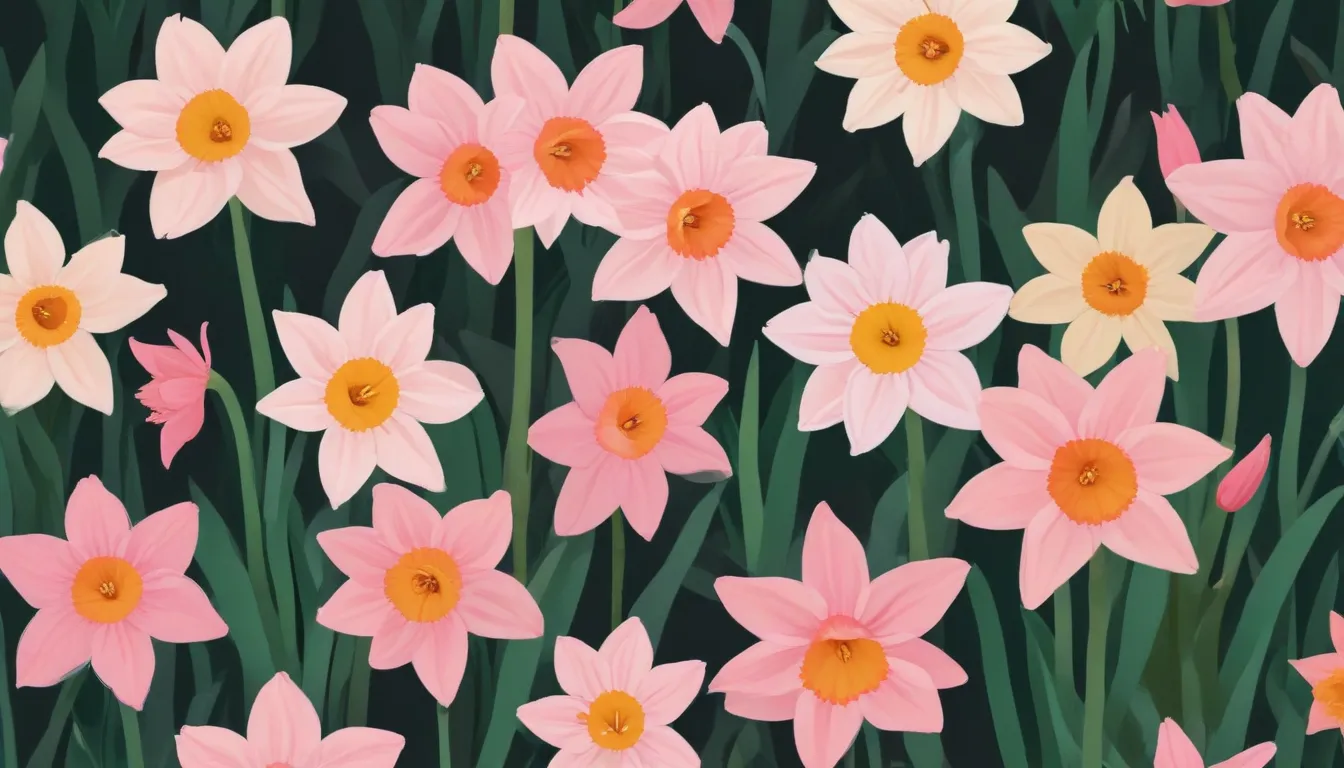 pink daffodils f5544731