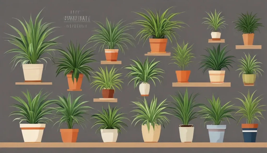 types of spider plants 9507643e