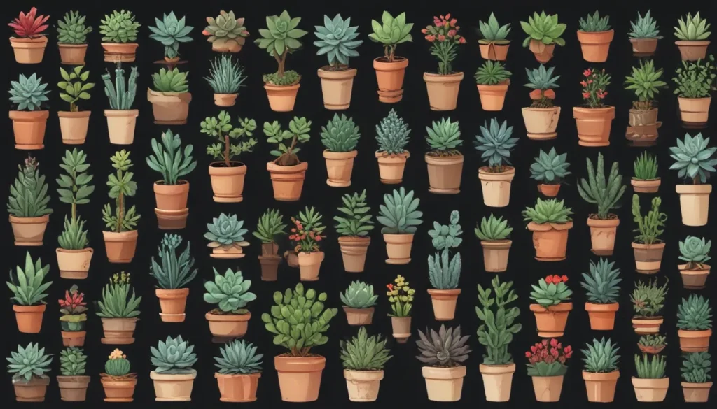 types of succulents f3239245