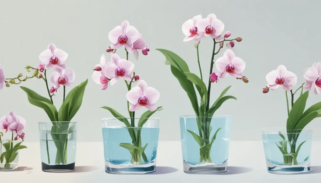 watering orchids with ice cubes c994b523